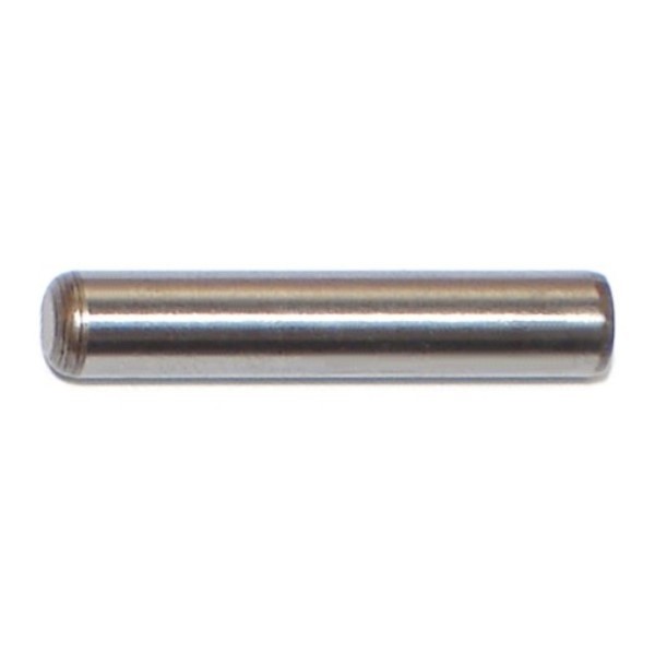 Midwest Fastener 3/16" x 1" Plain Steel Dowel Pins 1 12PK 76388